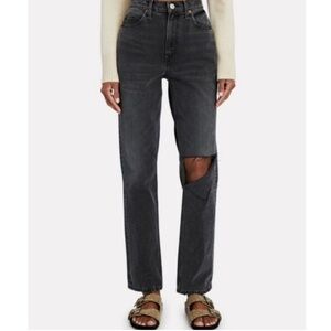 Women's Black Jeans 70s Straight